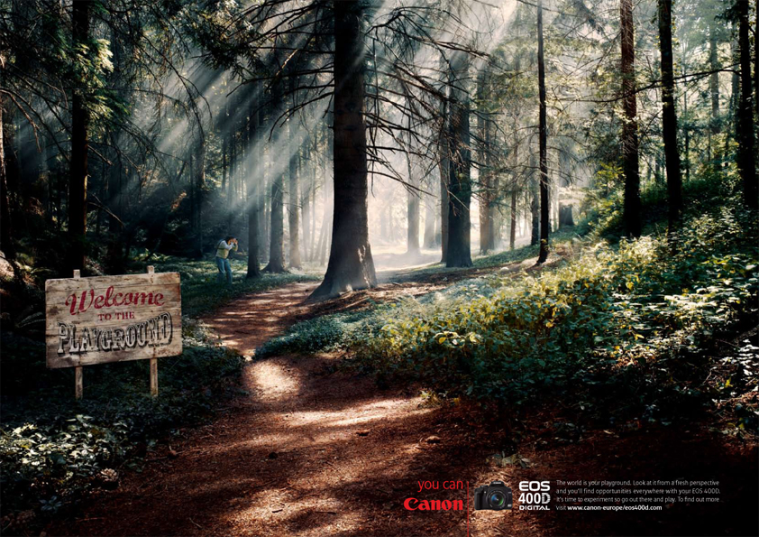 Somebody exploring the earth with a Canon Eos camera